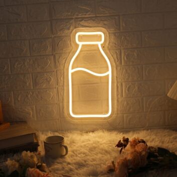 Bottled Milk Neon Sign