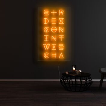 Dungeons and Dragons Ability Neon Sign