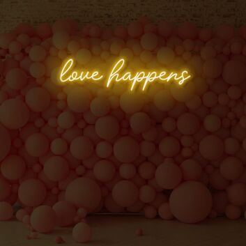 Love Happens LED Neon Sign