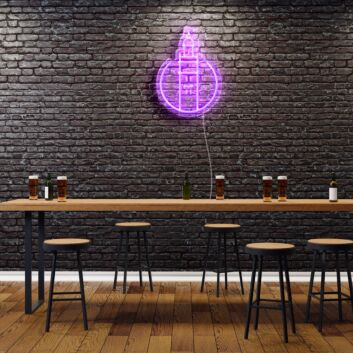 Marrakech City Icon Neon Sign