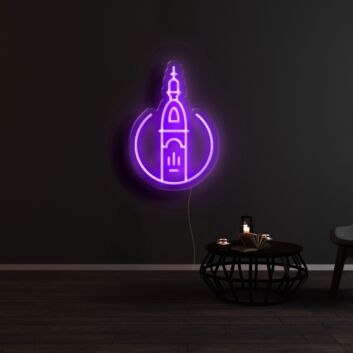 Nantes City Icon Neon Sign