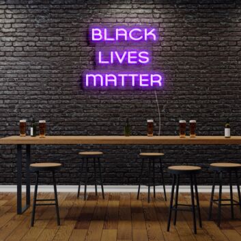 Black Lives Matter Neon Sign