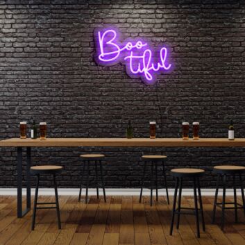 Bootiful Neon Sign