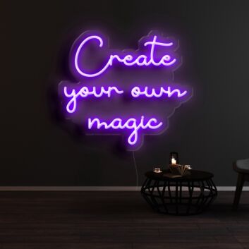 Create Your Own Magic Neon Sign