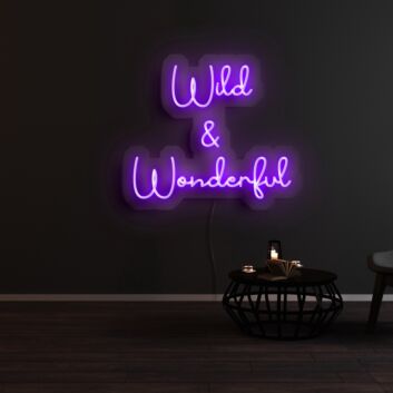 Wild Wonderful Neon Sign