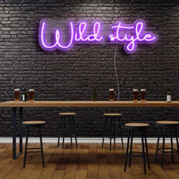 Wild Style Neon Sign