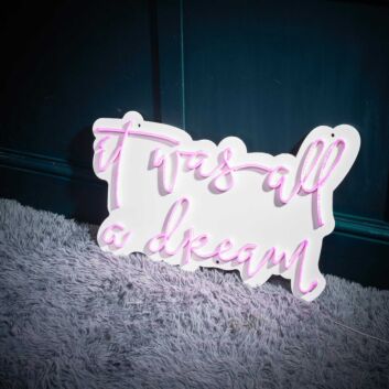 Dreamy LED neon sign for a mesmerizing ambiance