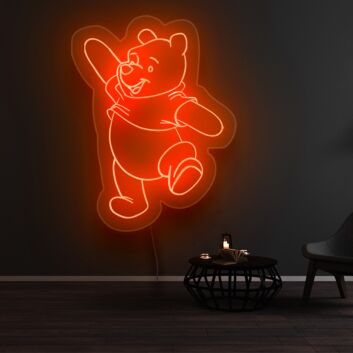 Winnie The Pooh Dancing Neon Sign