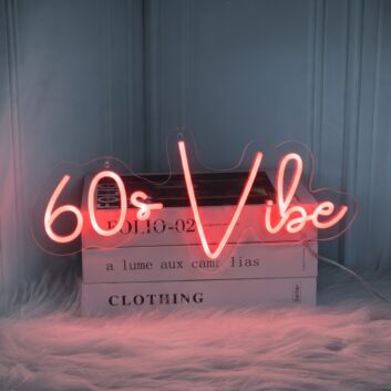 60s Vibe Neon Sign