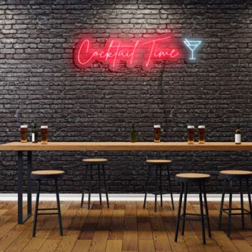 Cocktail Time Neon Sign