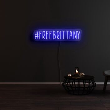 Free Brittany Neon Sign