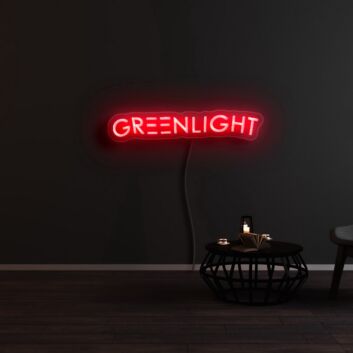 Green Light Neon Sign