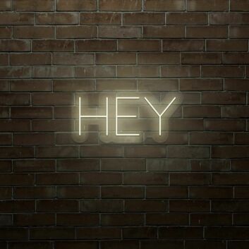 Hey LED Neon Sign