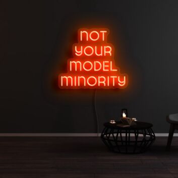 Not Your Model Minority Neon Sign
