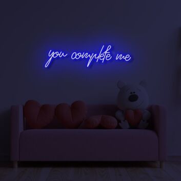 You Complete Me LED Neon Sign