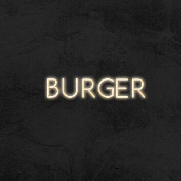 Burger Neon Sign