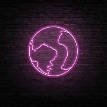 Earth Neon Sign