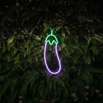 Eggplant Neon Sign