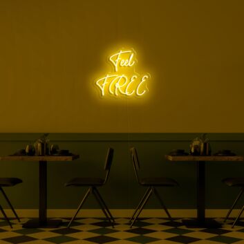 Feel Free Neon Sign