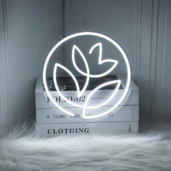 Flower Symbol Neon Sign