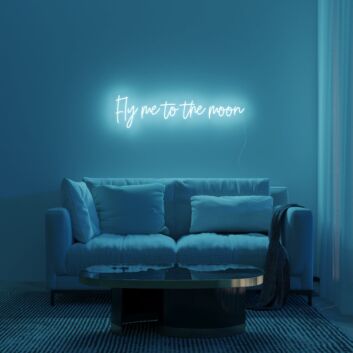 Fly Me To The Moon Neon Sign