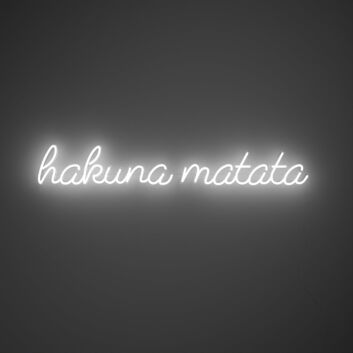 Hakuna Matata Neon Sign