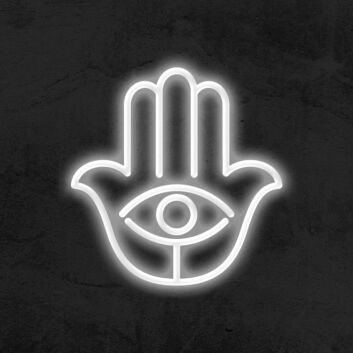 Hamsa Neon Sign