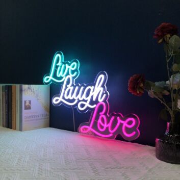 Live Laugh Love Neon Sign