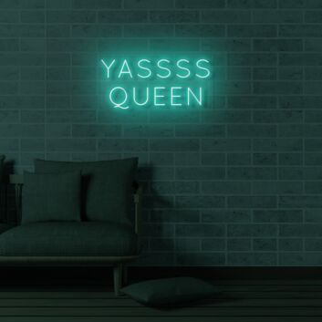 Yassss Queen LED Neon Sign