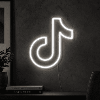 Logo Tiktok Neon Sign
