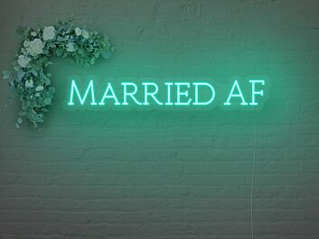 Married AF Neon Sign