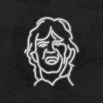 Mick Jagger Neon Sign