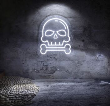 Skull LED Sign