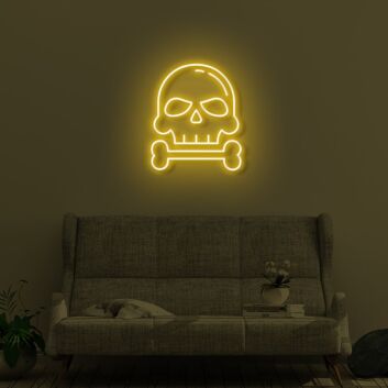 Skull LED Sign