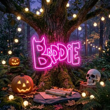 Baddie Devil LED Neon Sign