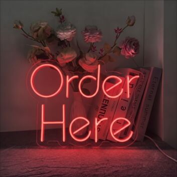 Order Here Neon Sign