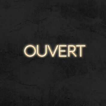 Ouvert V2 Neon Sign