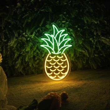 Pineapple Tropical Summer Plant Neon Sign