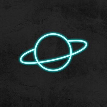 Planet Neon Sign