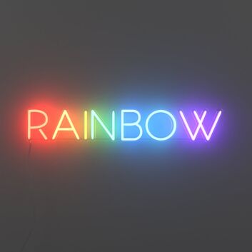 Rainbow Neon Sign