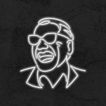 Ray Charles Neon Sign