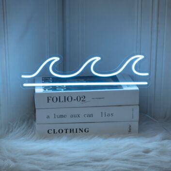 Waves Neon Sign