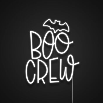 Boo Crew Neon Sign