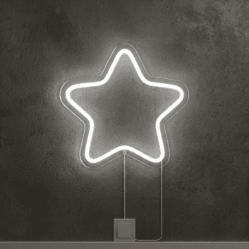 Christmas Star Neon Sign
