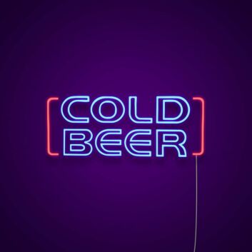 Cold Beer Neon Sign