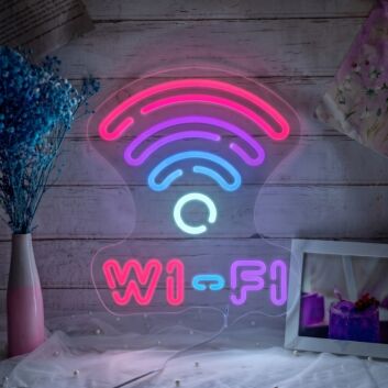 Free Wifi Neon Sign