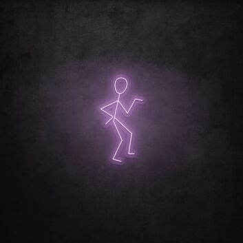 Dancing Stick Man LED Neon Sign