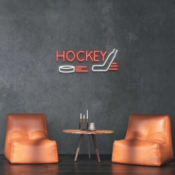 Hockey Neon Sign