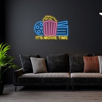 Its Movie Time Neon Sign