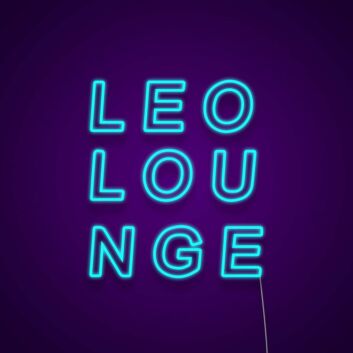 Leo Lounge Custom Neon Sign